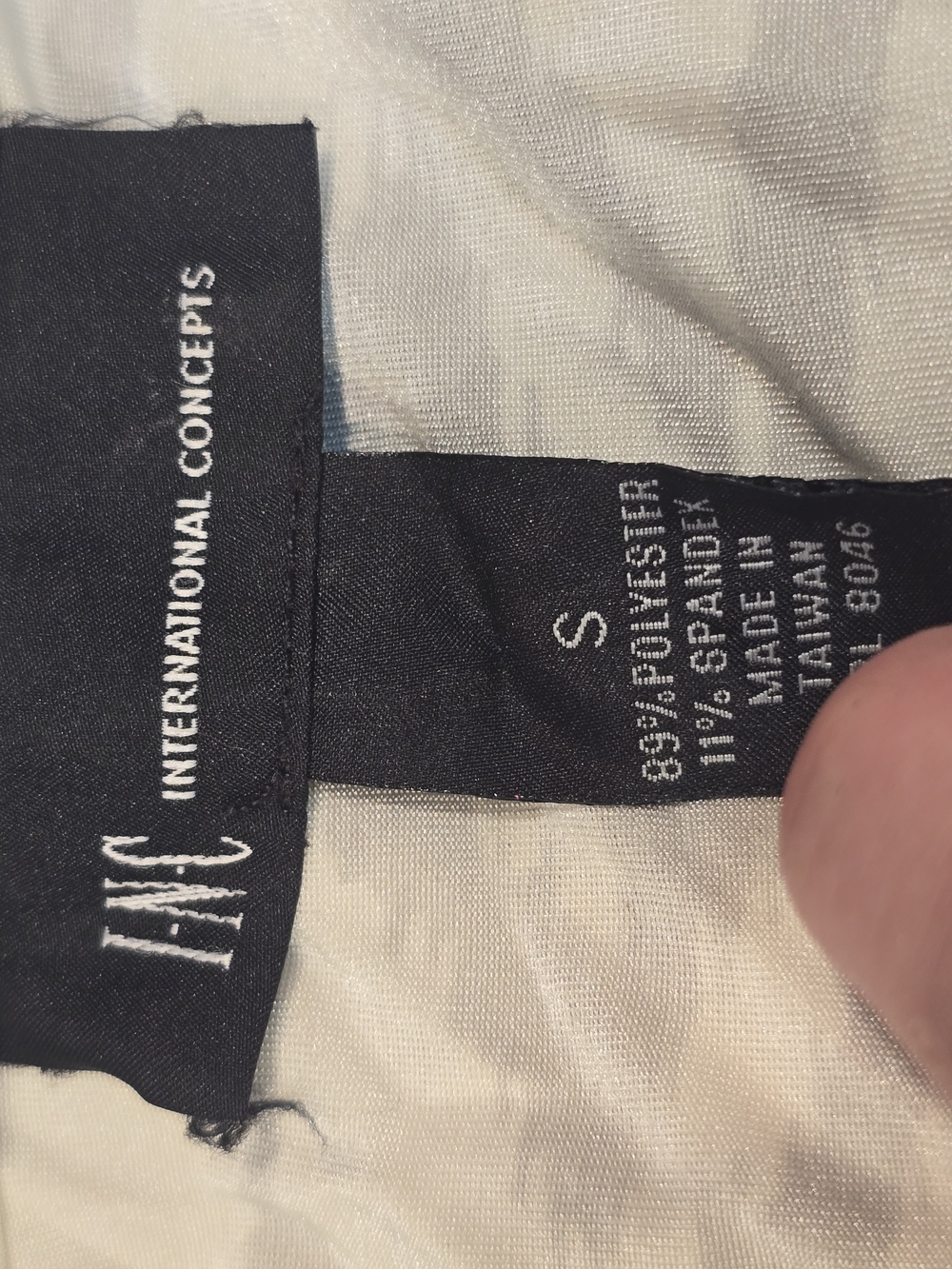 INC International Concepts Light Gray Surplice Romper - Picture 5 of 6